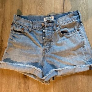 Madewell denim short size 26